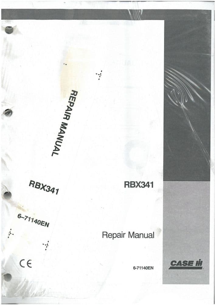 Case IH Round Baler RBX341 Workshop Service Repair Manual - RBX 341 ...