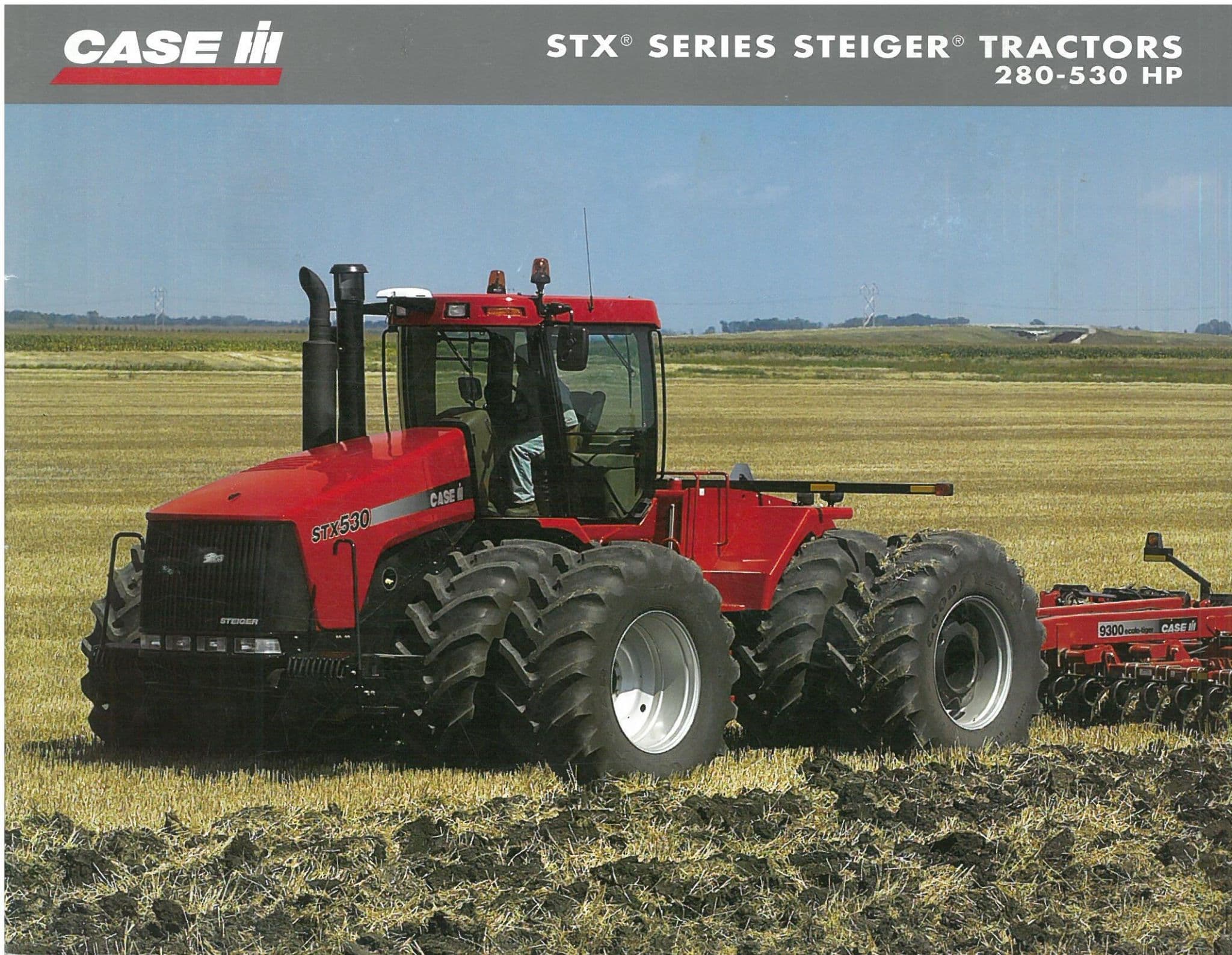 Case IH STX Steiger Tractor Wheeled & Quadtrac STX280 STX330 STX380 ...