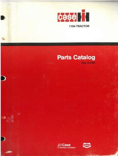Case IH Tractor 1194 Parts Manual