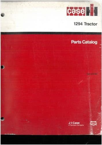 Case IH Tractor 1294 Parts Manual - ORIGINAL