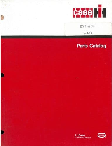 Case IH Tractor 235 Parts Manual