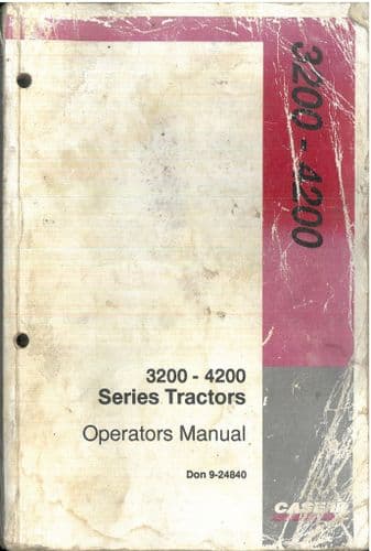 Case IH Tractor 3210 3220 3230 4210 4220 4230 4240 Operators Manual - ORIGINAL
