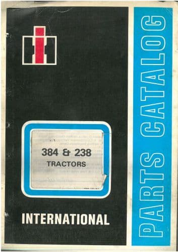 Case IH Tractor 384 &  238 Parts Manual