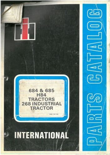 Case IH Tractor 684 & 685 H84 & 268 Industrial Parts Manual