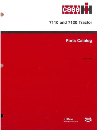 Case IH Tractor 7110 & 7120 Parts Manual