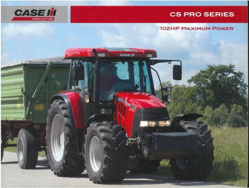 Case Cs100 Case IH Tractor CS Pro Series CS 105 Pro Brochure