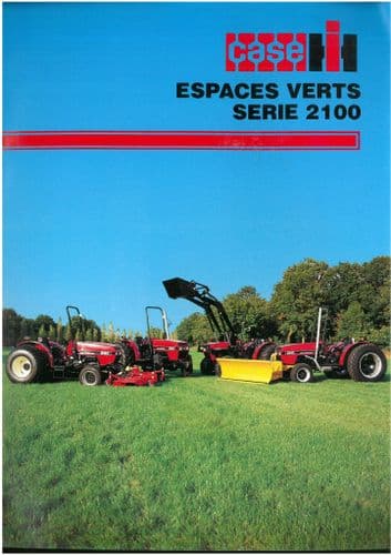 Case IH Tractor Espaces Verts Serie 2100 - Green Spaces Series 2100 Brochure