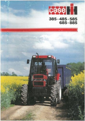 Case IH Tractor - Models 385 485 585 685 885 Brochure - Trailer
