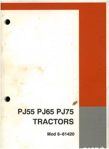 Case IH Tractor PJ55 PJ65 PJ75 Operators Manual
