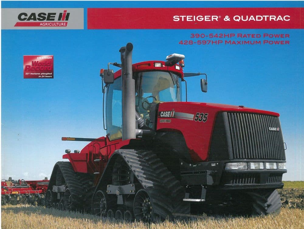 Case IH Tractor Steiger 385 & Quadtrac 385 435 485 535 Brochure
