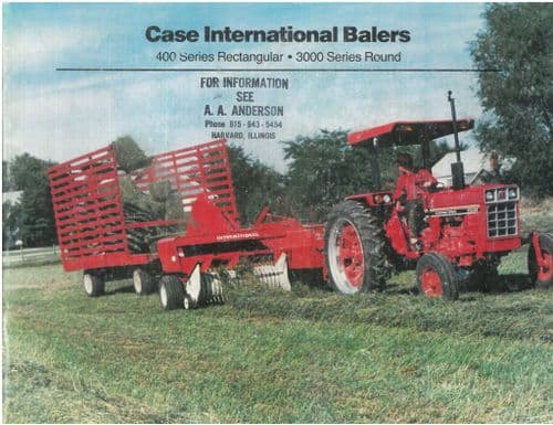 Case International Baler 428 435 445 Round Baler 3450 3650 Brochure