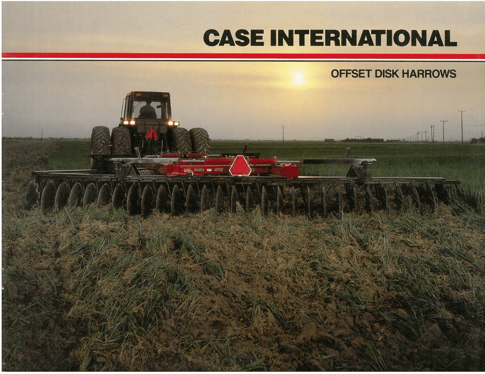 Case International Offset Disk Harrows 760 770 780 Brochure