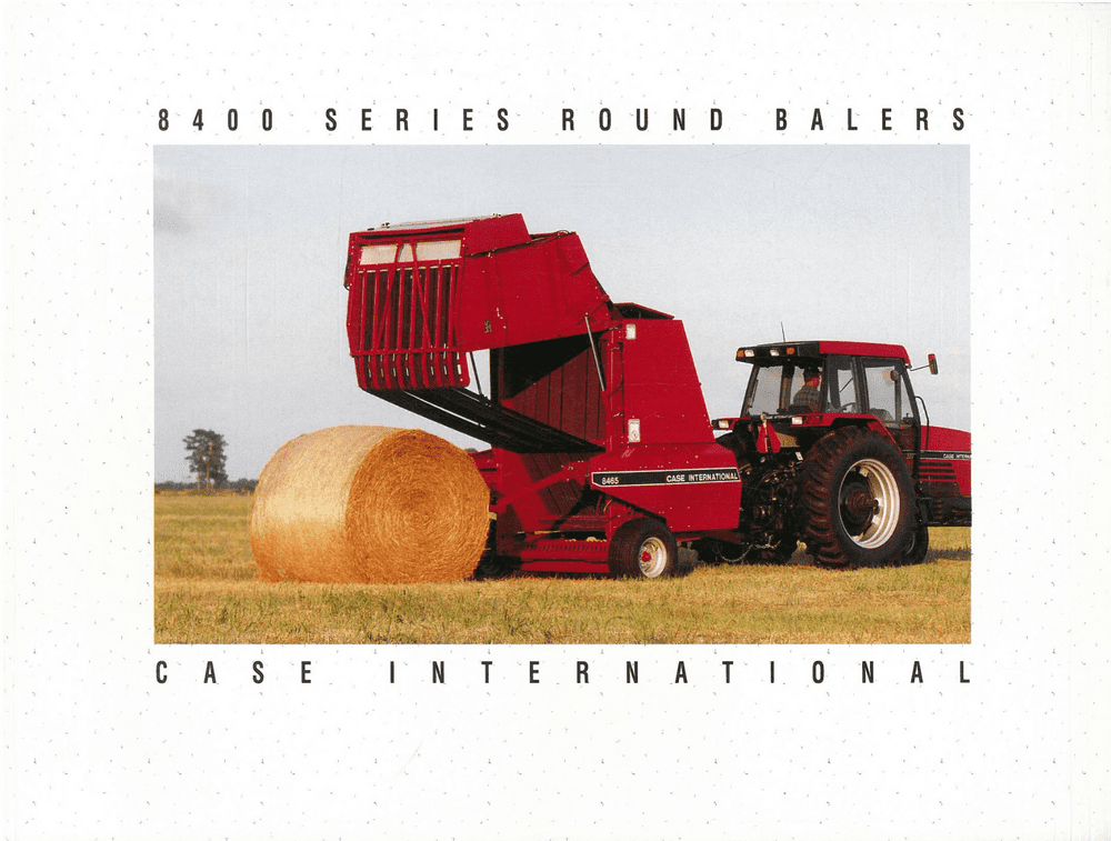 Case International Round Balers 8420 8430 8455 8465 8480 Brochure