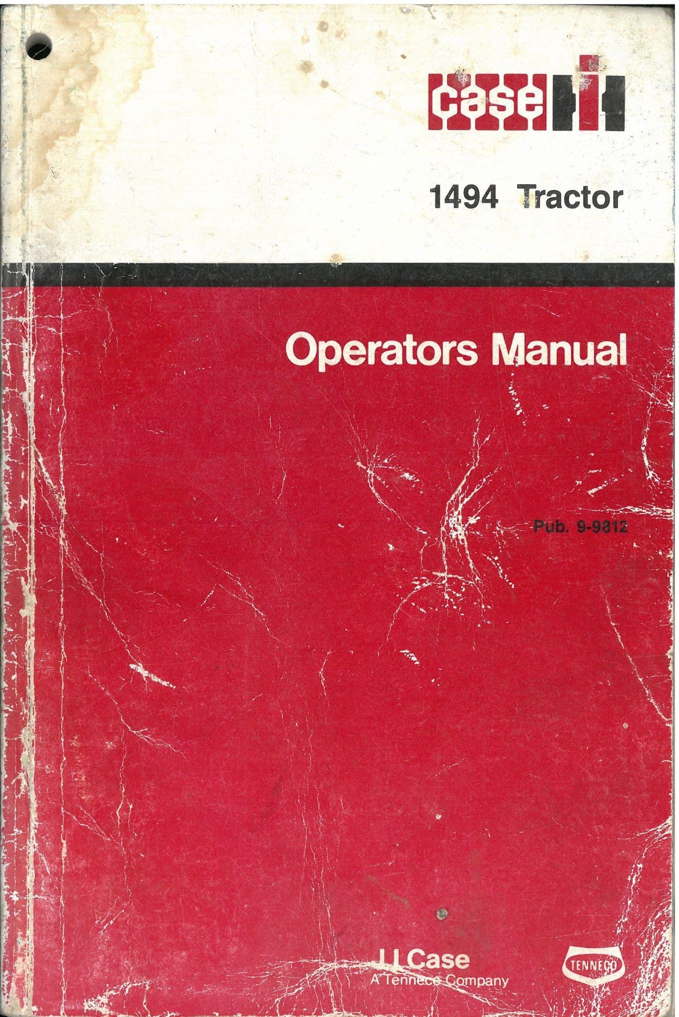Case International Tractor 1494 Operators Manual