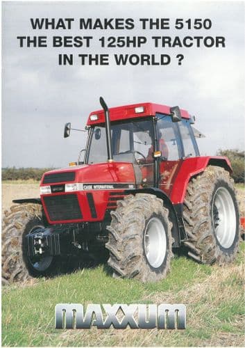 Case International Tractor Maxxum 5150 Brochure
