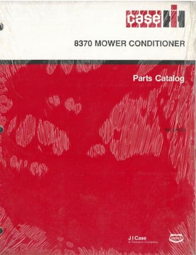 Case Mower Conditioner 8370 Parts Manual