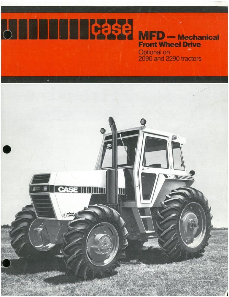 Case Tractor Mechanical Front Drive 2090 & 2290 Brochure