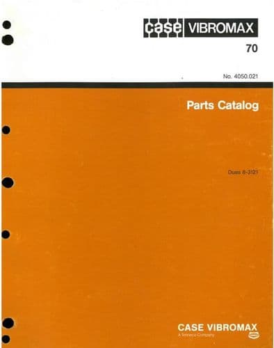 Case Vibromax 70 Roller Parts Manual