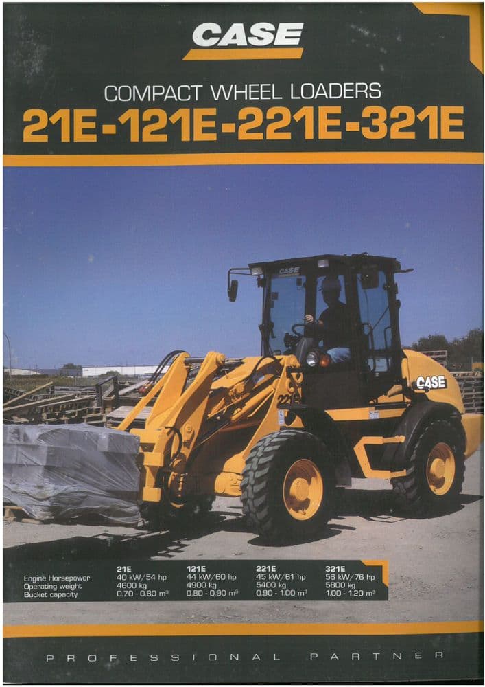 Case Wheel Loader - 21E 121E 221E 321E Brochure