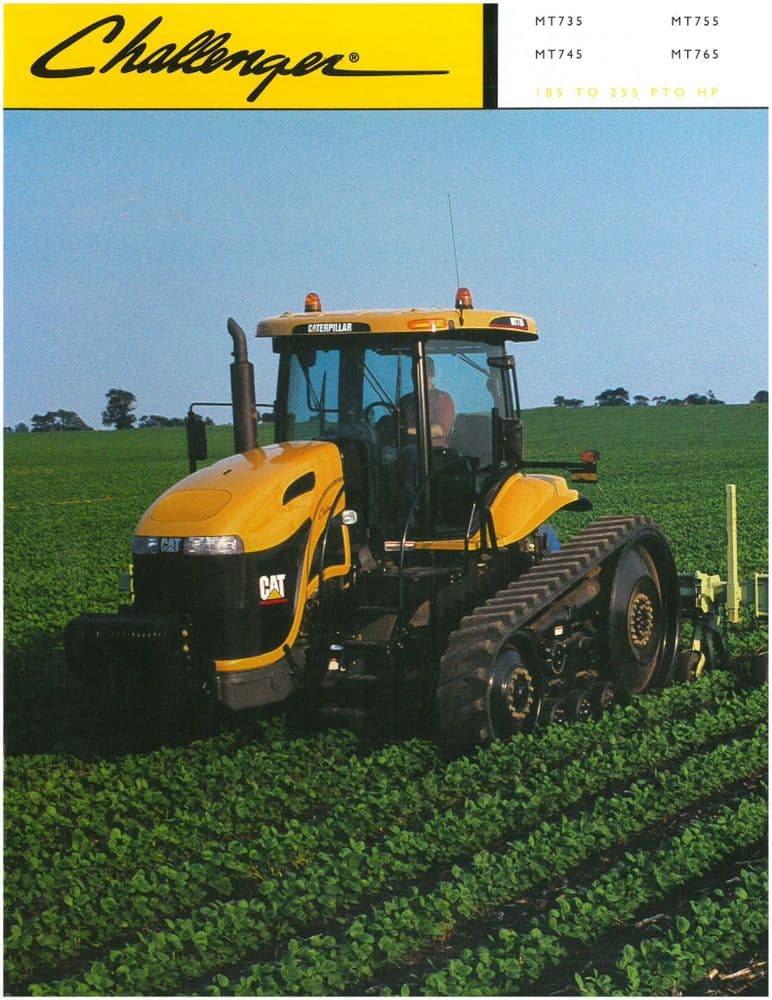 CAT Challenger Tractor MT700 Series - MT735 MT745 MT755 MT765 Brochure