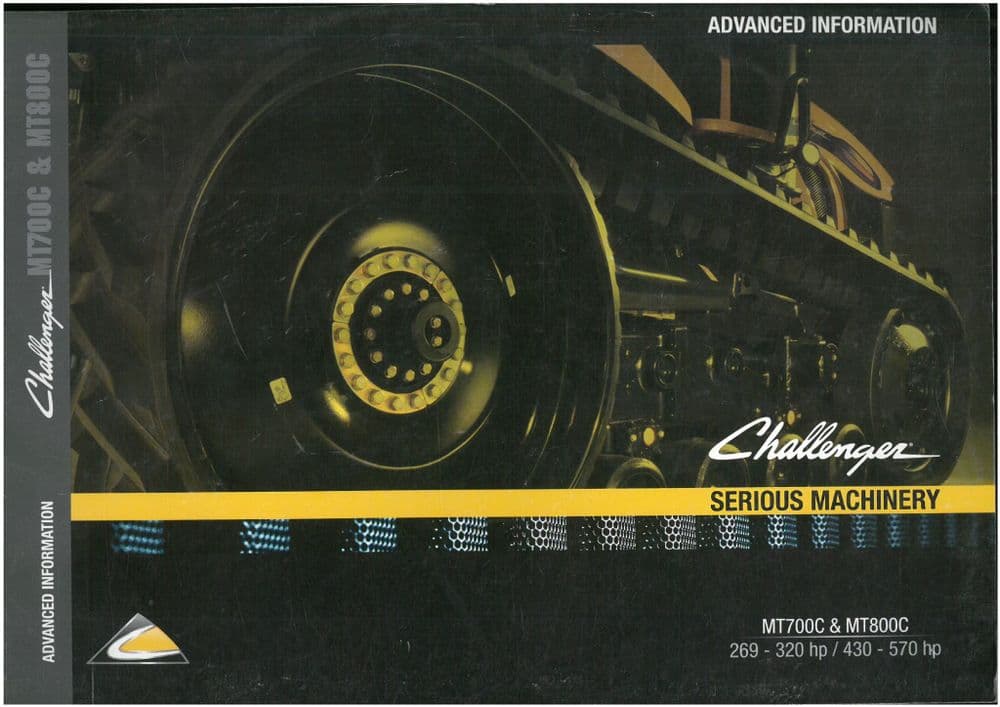 CAT CHALLENGER TRACTOR MT700C & MT800C Serious Machinery BROCHURE