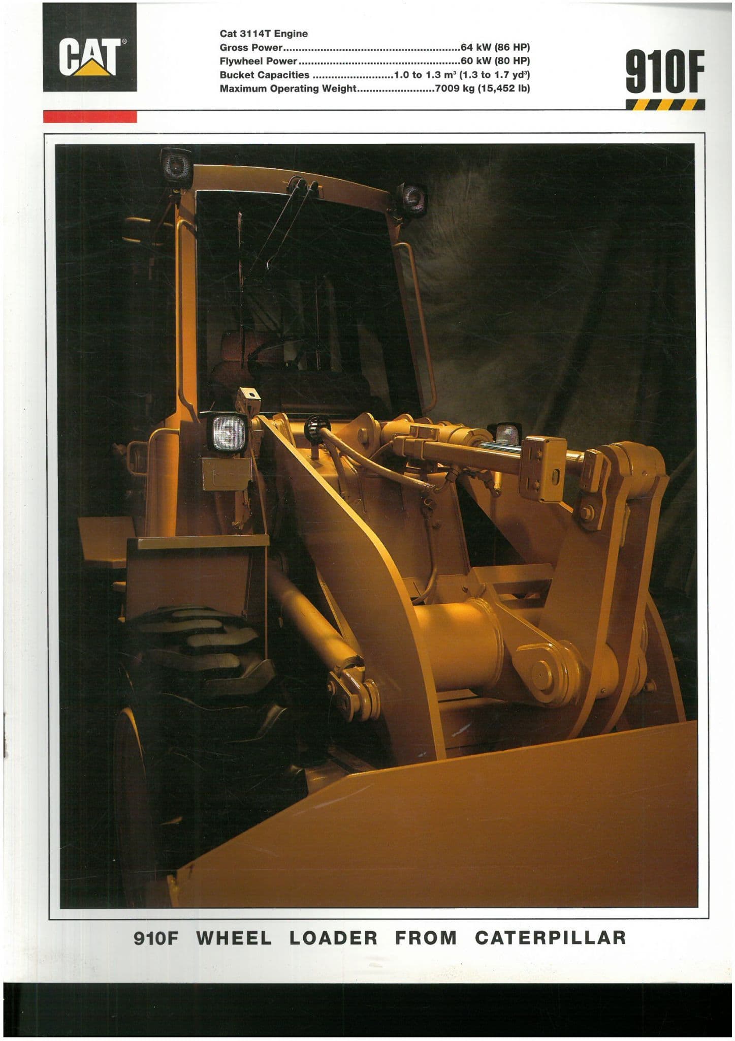 Caterpillar 910F Wheel Loader Brochure