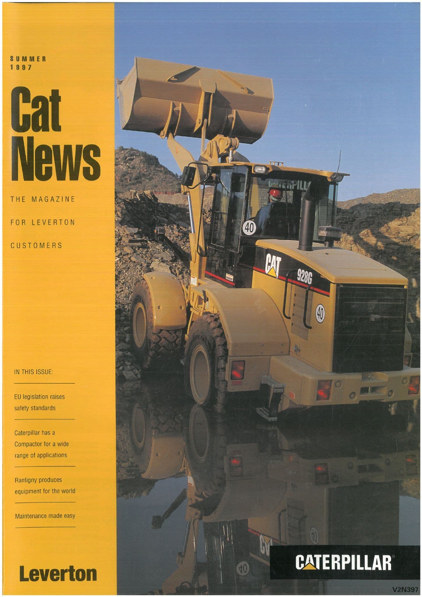 Caterpillar Cat News Summer 1997 Magazine Brochure