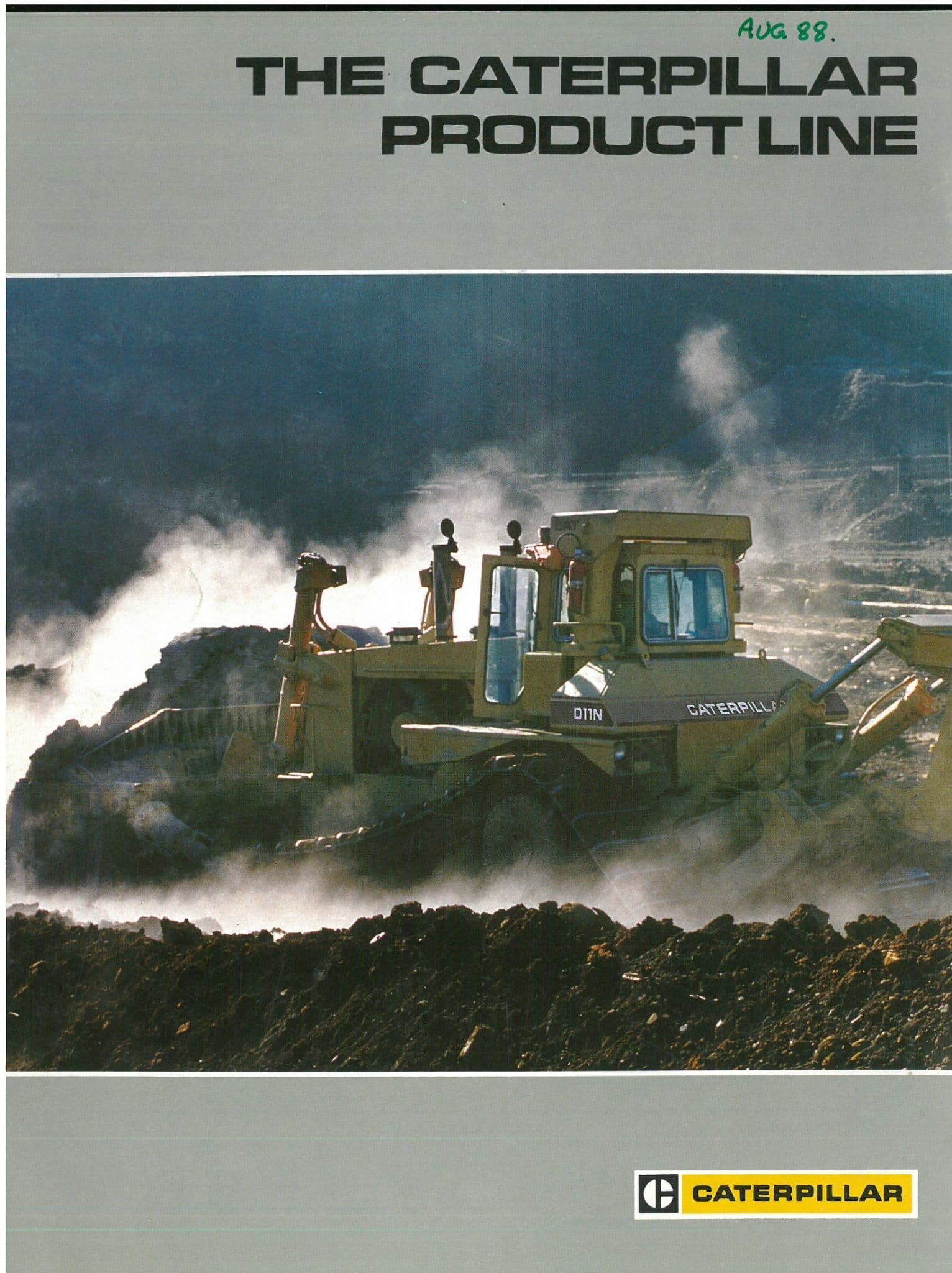 Caterpillar CAT Product Line Brochure - Tractor Excavator Grader Loader ...