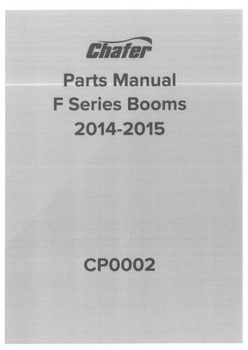 Chafer Booms F Series 2014 - 2015 Parts Manual