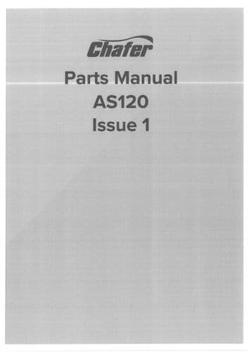 Chafer Sprayer AS120 Parts Manual