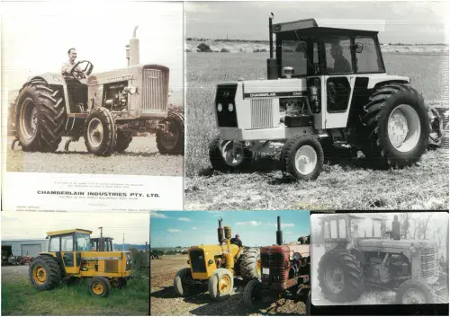 Chamberlain Tractor Photos + Letter on Chamberlain John Deere Paper + Articles