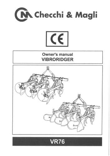 Checchi & Magli Vibroridger VR76 Operators Manual