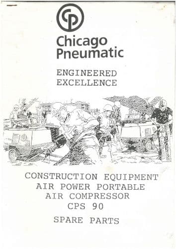 Chicago Pneumatic Portable Air Compressor CPS90  Parts Manual