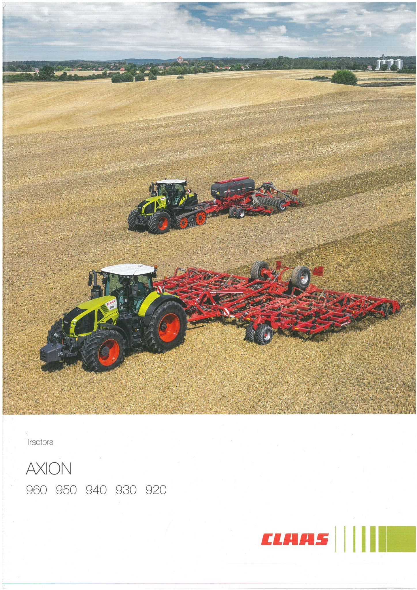 Axion Click Claas Axion 960 950 940 930 920 Tractor Brochure