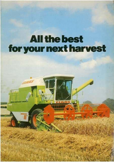 Claas Combine Dominator 56 66 76 86 96 106 & Balers in All the best for ...