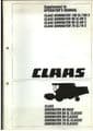 Claas Combine Dominator 78, 88, 98, 108 SL & S Range Operators Manual + Supplement