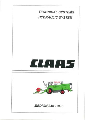 Claas Combine Medion 340 - 310 Hydraulic Workshop Service Manual (3)