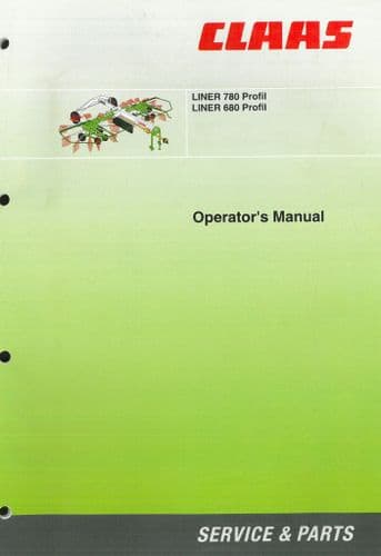 Class 680 Rake Tedder, Rake & Windrower Manuals