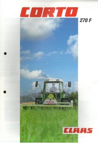 Claas Mower Corto 270F Brochure