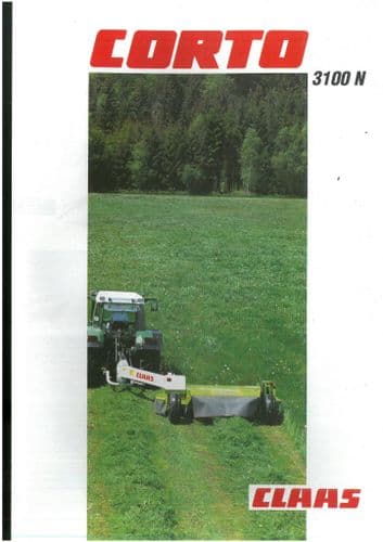 Claas Mower Corto 3100N  Brochure