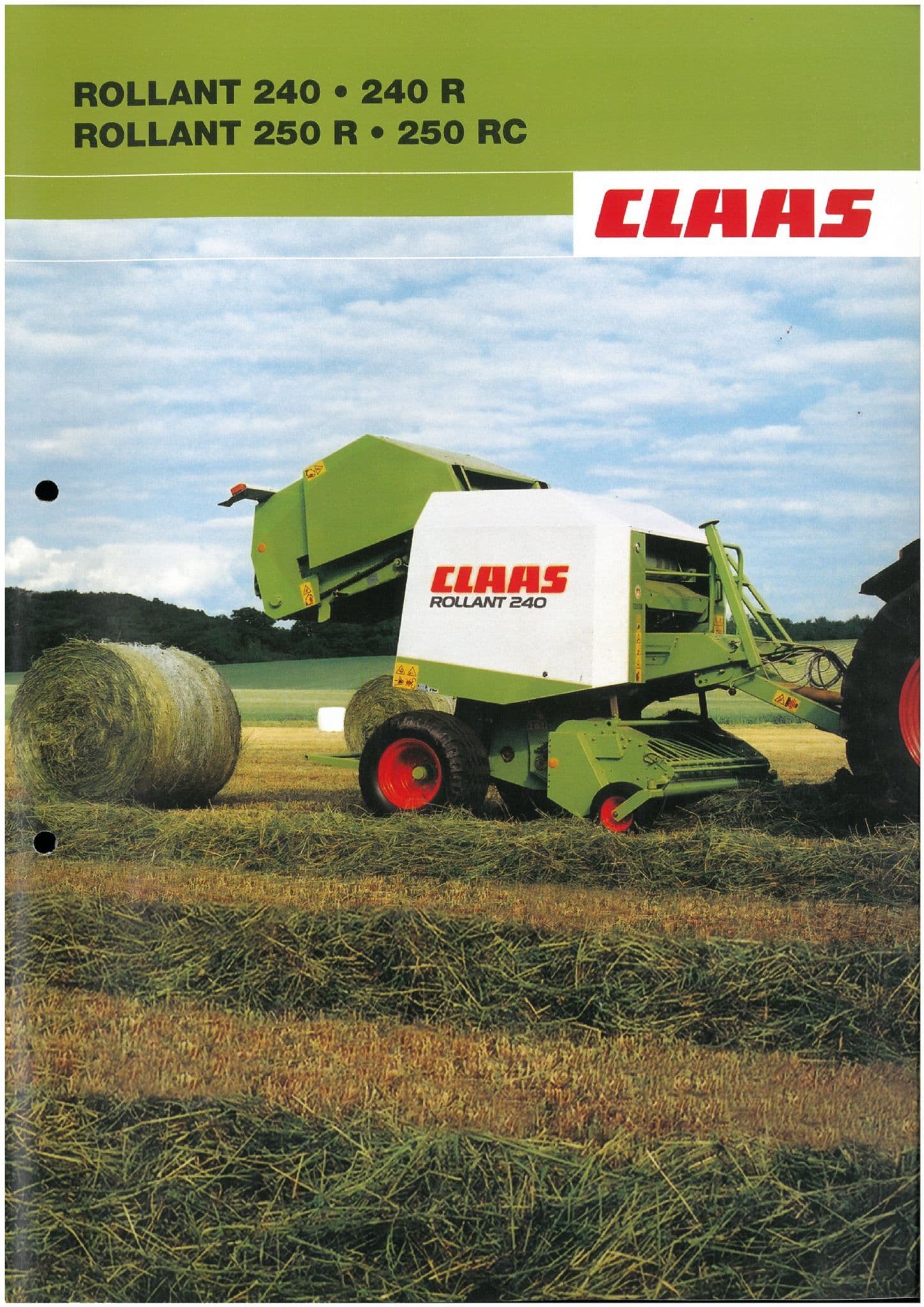 Claas Rollant 240 240R 250 250RC Brochure