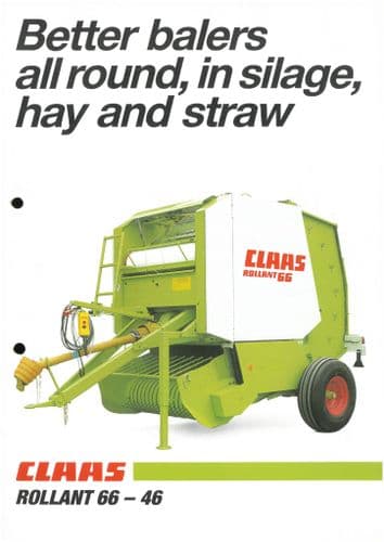 Claas Rollant 66 - 46  Brochure
