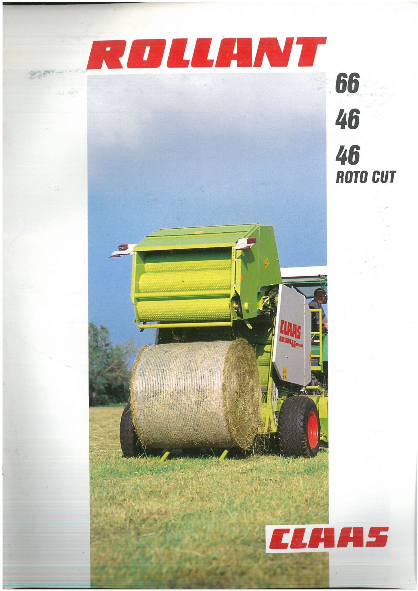 Claas Rollant Baler 46 46 Roto Cut 66 Brochure