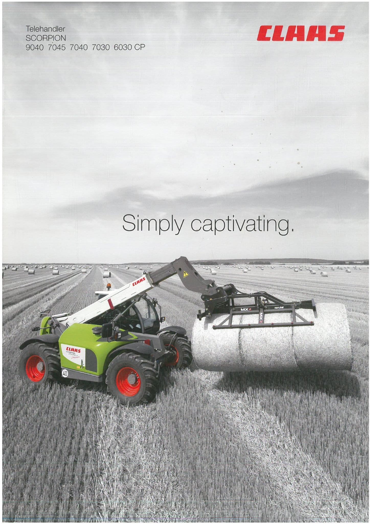 Claas Scorpion Telehandler 9040 7045 7040 7030 6030 CP Brochure