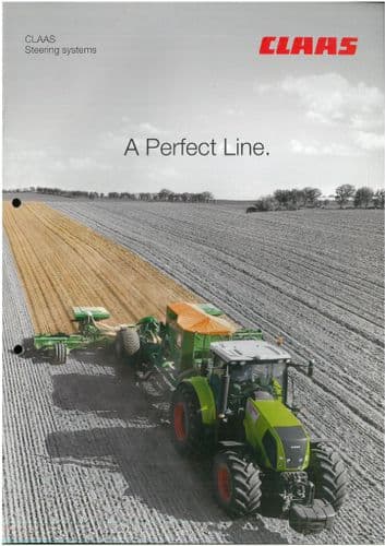 Claas Steering Systems 'A Perfect Line' Brochure