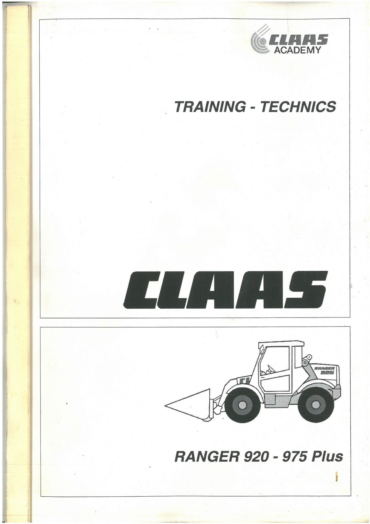 Claas Telehandler Ranger Plus Series 925 928 964/965 974/975 Service ...