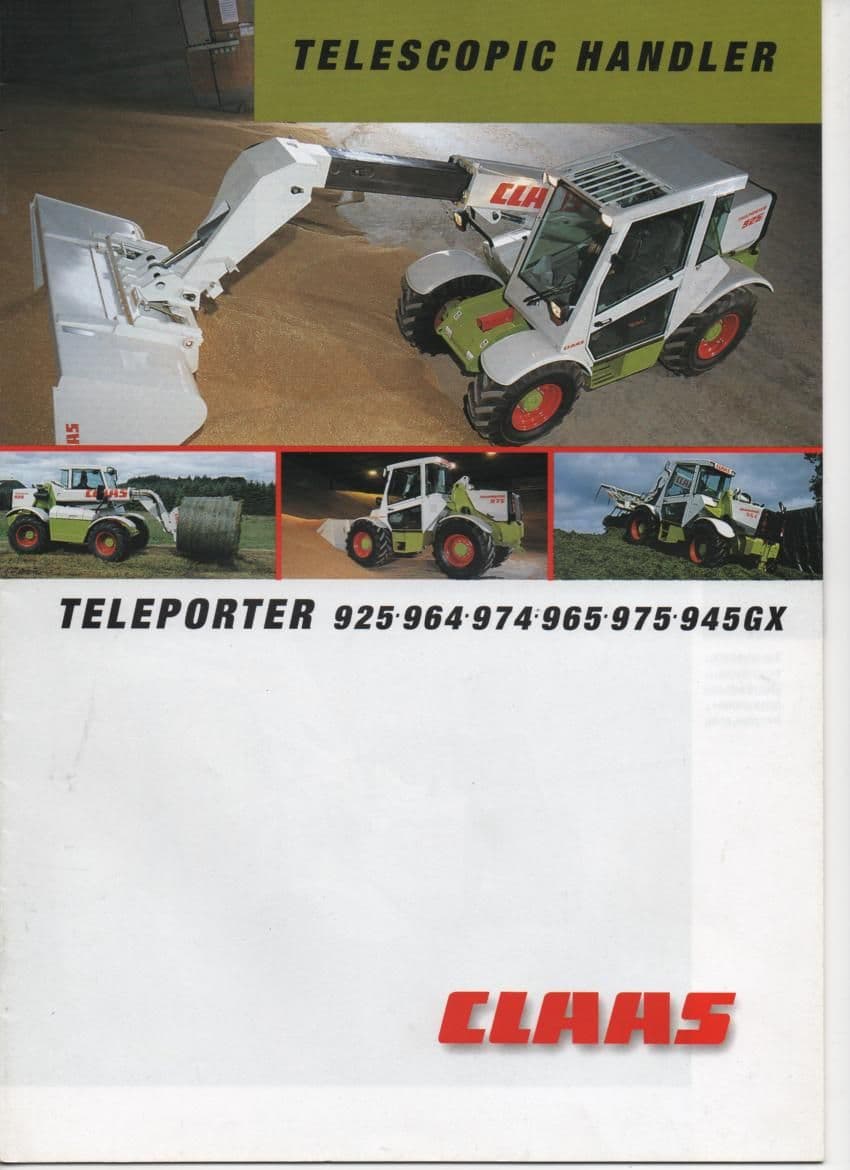 Claas Telescopic Handler - Teleporter 925-964-974-965-975-945GX Brochure