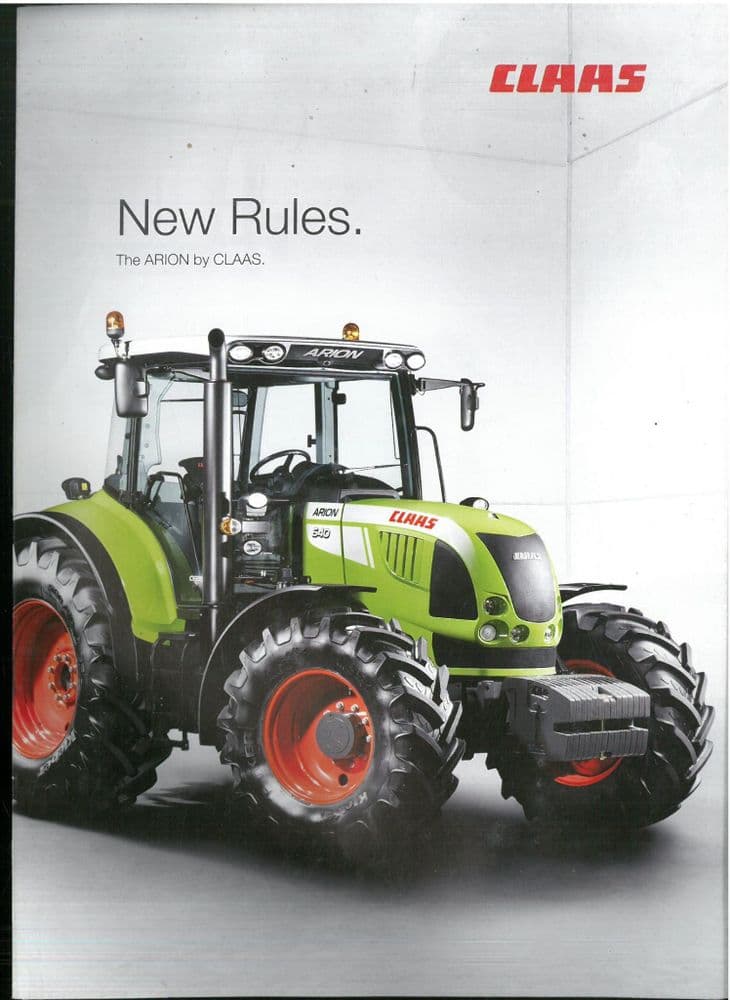 Claas Tractor Arion New Rules Poster/Brochure