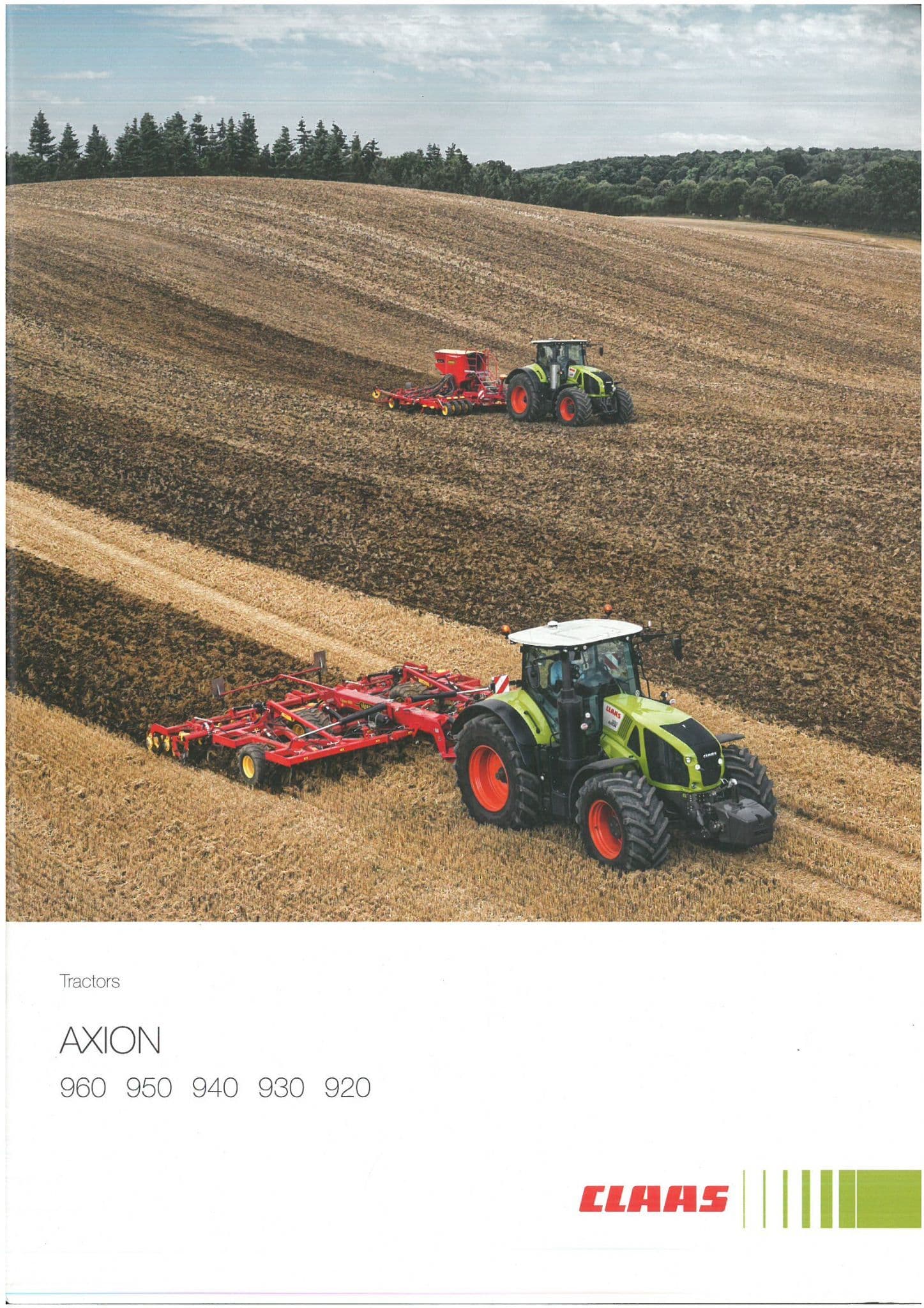 Axion Click Claas Tractor Axion 920 930 940 950 960 Brochure