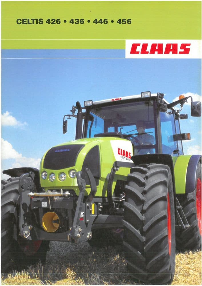Claas Tractor Celtis 426 436 446 456 Brochure